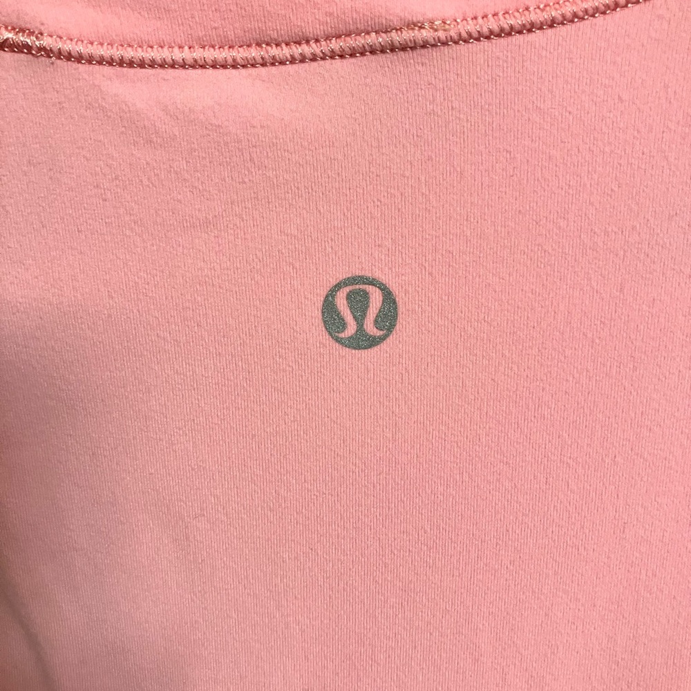 Lululemon | Women's Pink (coral) and Black Long Sleeve Top - Picture 8 of 8